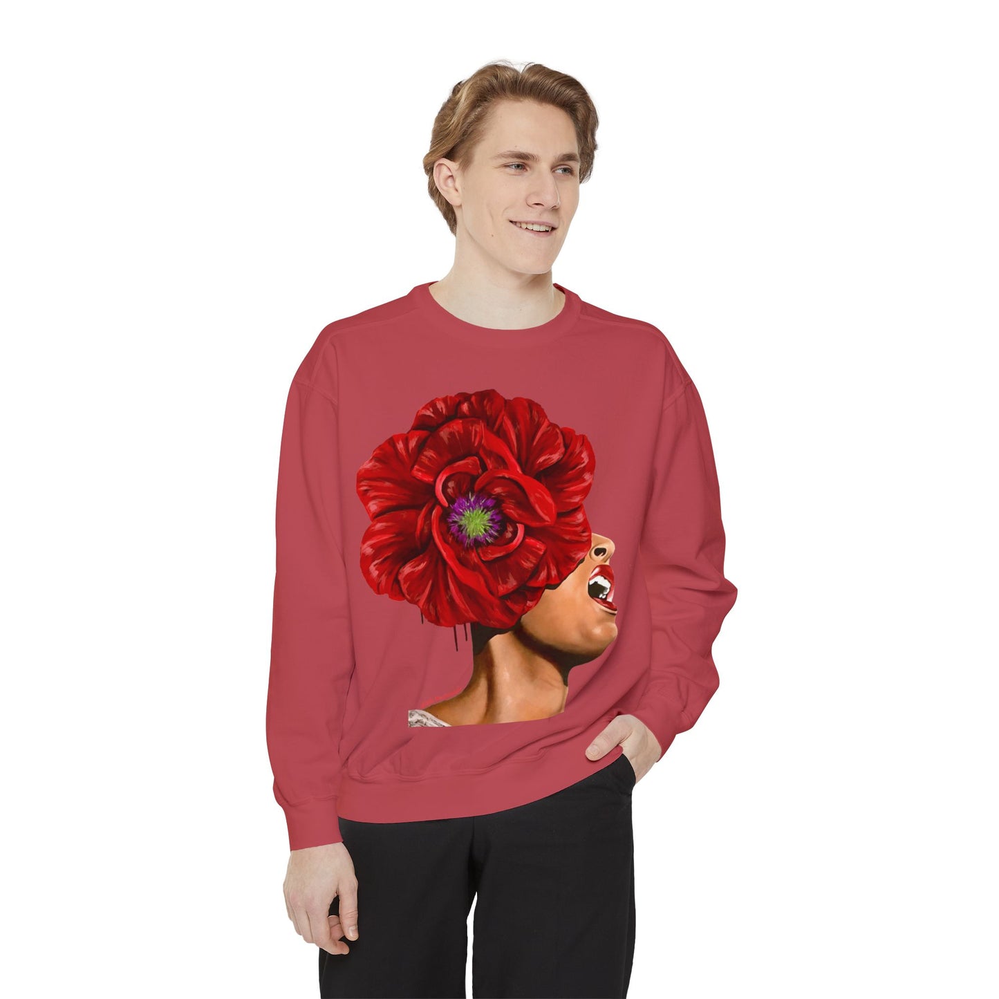 Billie Holiday painted by Lola Buckwald OG Sweatshirt
