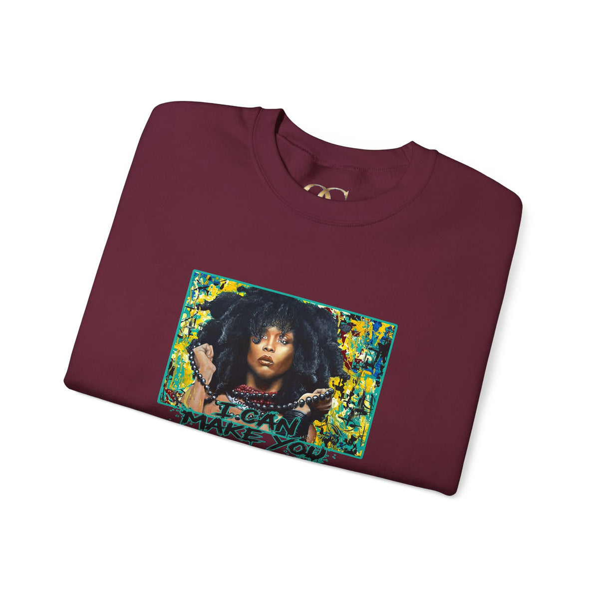 'Put Your Phone Down' OG Sweatshirt with Portrait Art by Lola Buckwald