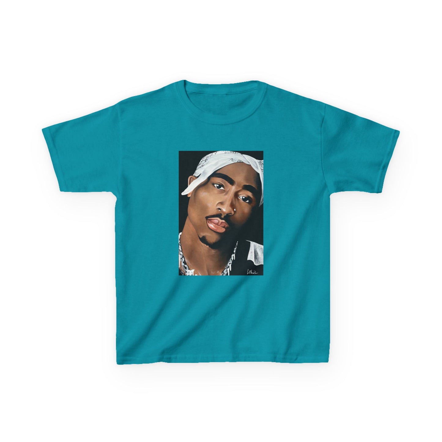 2Pac OG Youth Tee, Original painting by Lola Buckwald