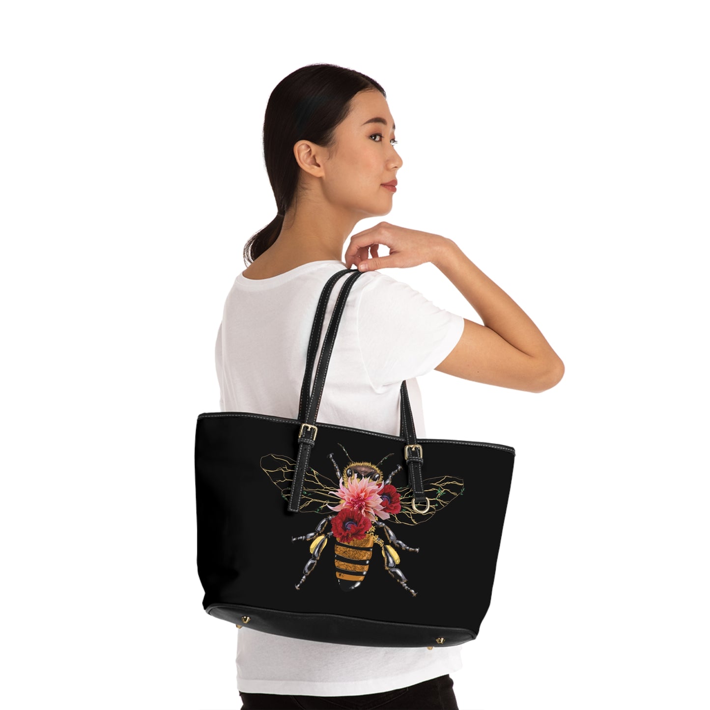 Save the Bees, Lola’s Bee drawing on OG purse
