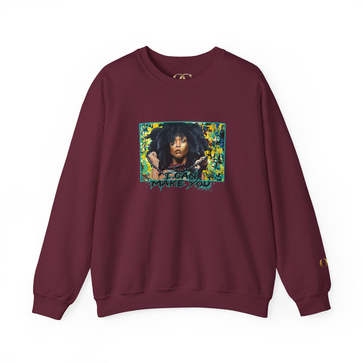 'Put Your Phone Down' OG Sweatshirt with Portrait Art by Lola Buckwald