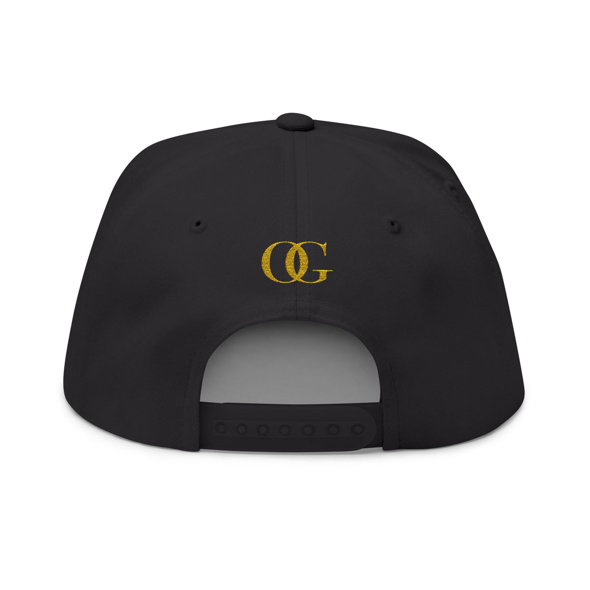 Gold OG Embroidered Flat Bill Cap
