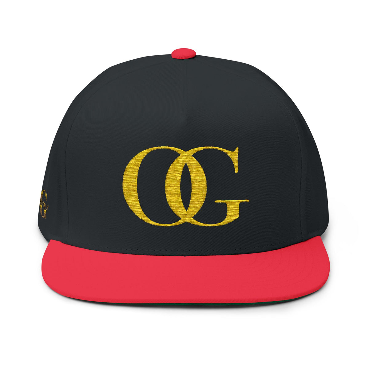 Gold OG Embroidered Flat Bill Cap