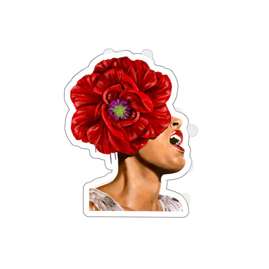 Billie Holiday painted by the lovely Lola Buckwad