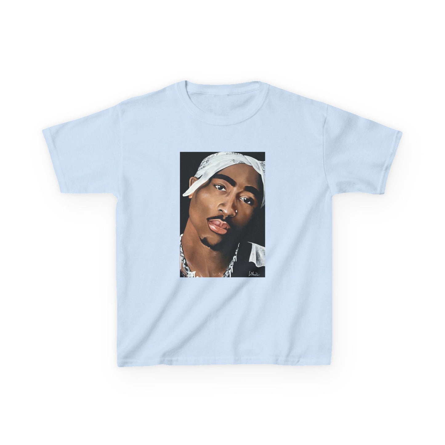 2Pac OG Youth Tee, Original painting by Lola Buckwald