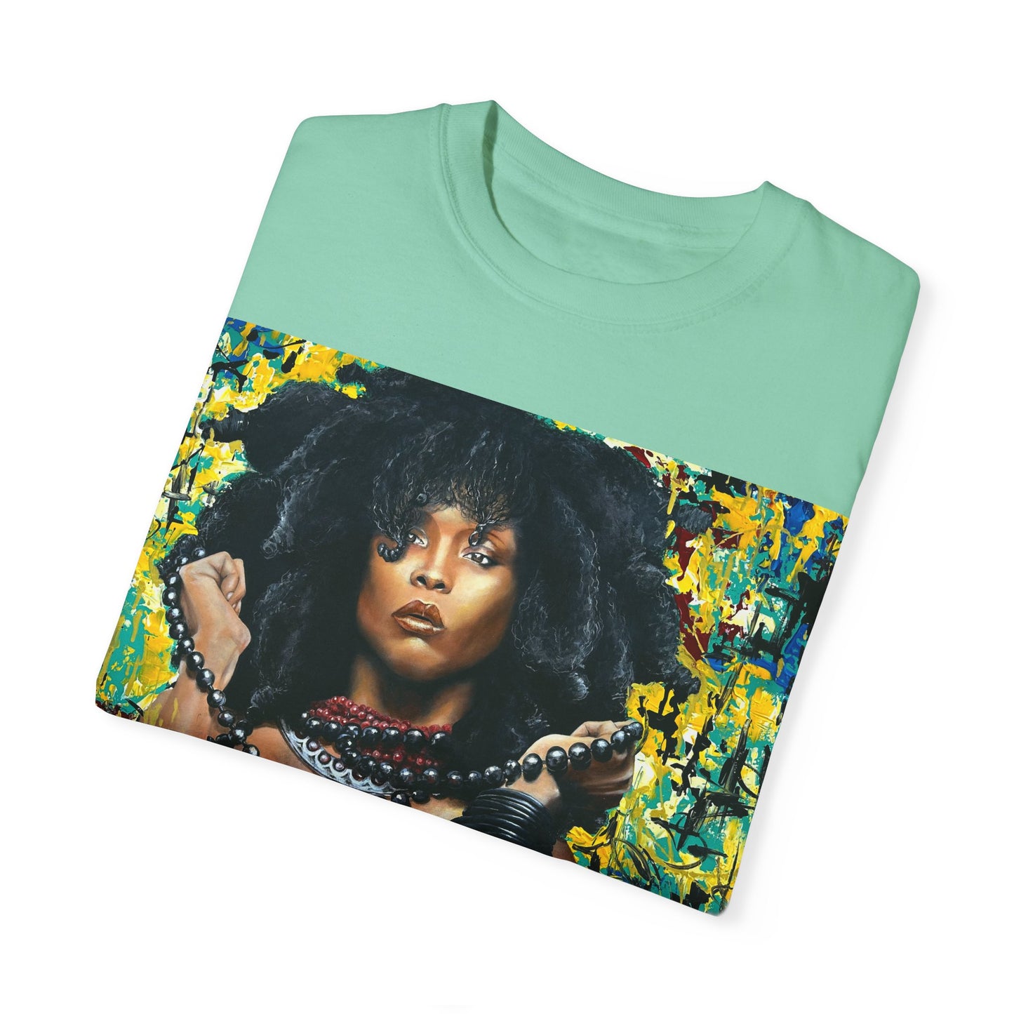 Erykah Badu painted by Lola Buckwald, OG tee