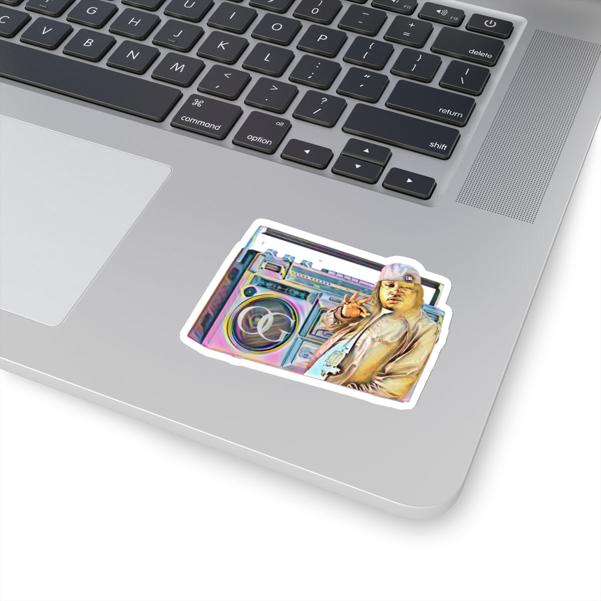 E 40’s Boom Box Kiss-Cut Stickers