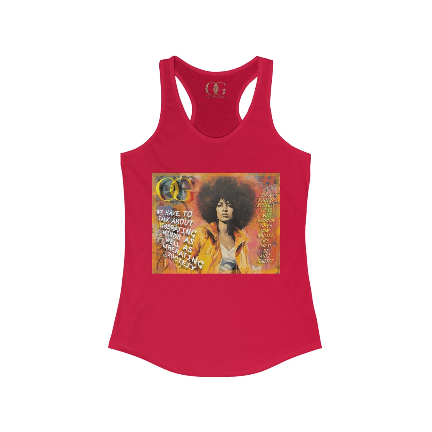 Angela Davis inspired graphic OG tank
