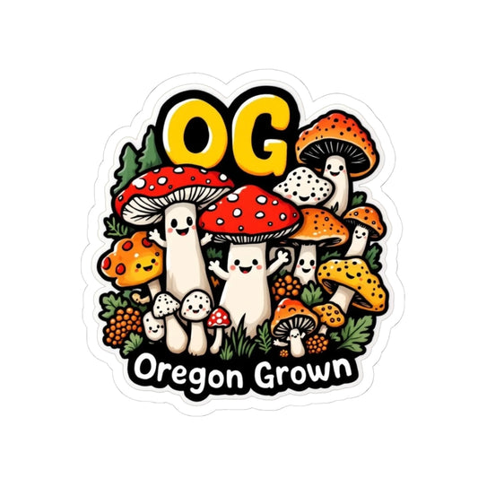 Happy Shrooms OG Sticker