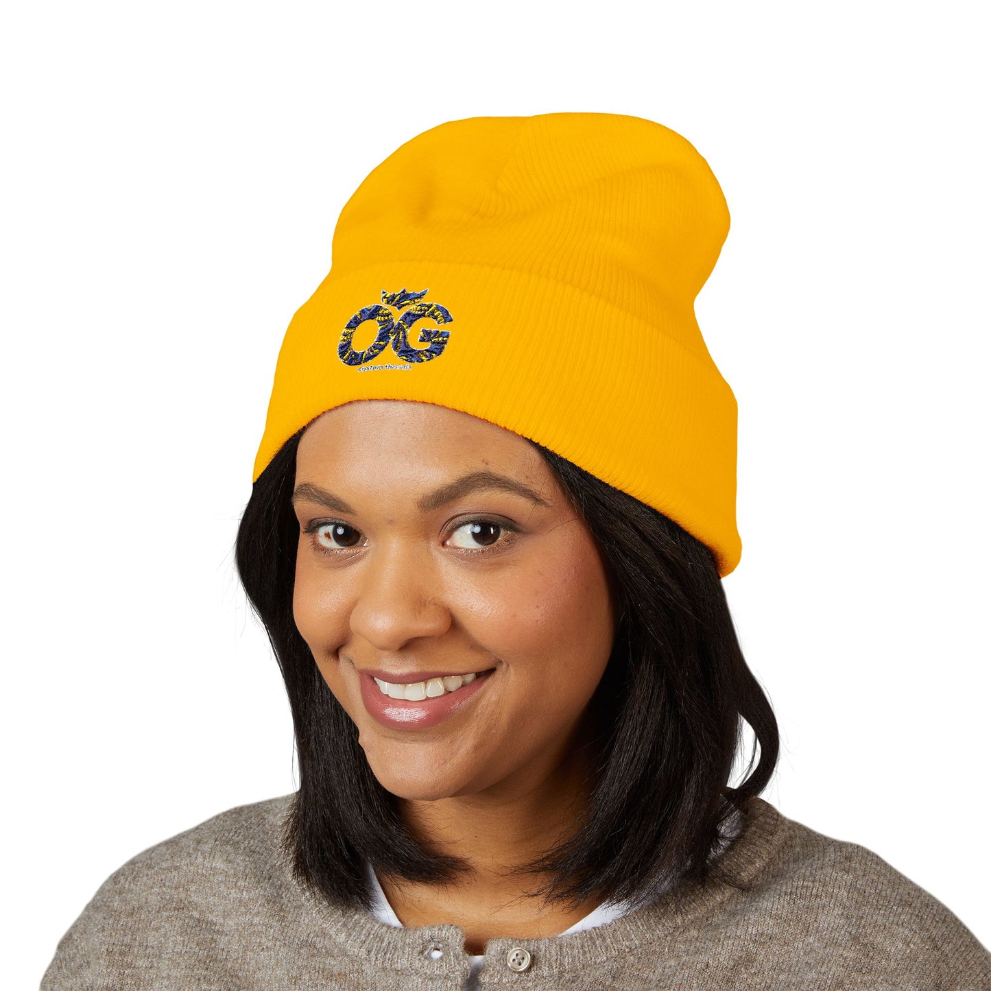 Zuri Embroidered OG Beanie
