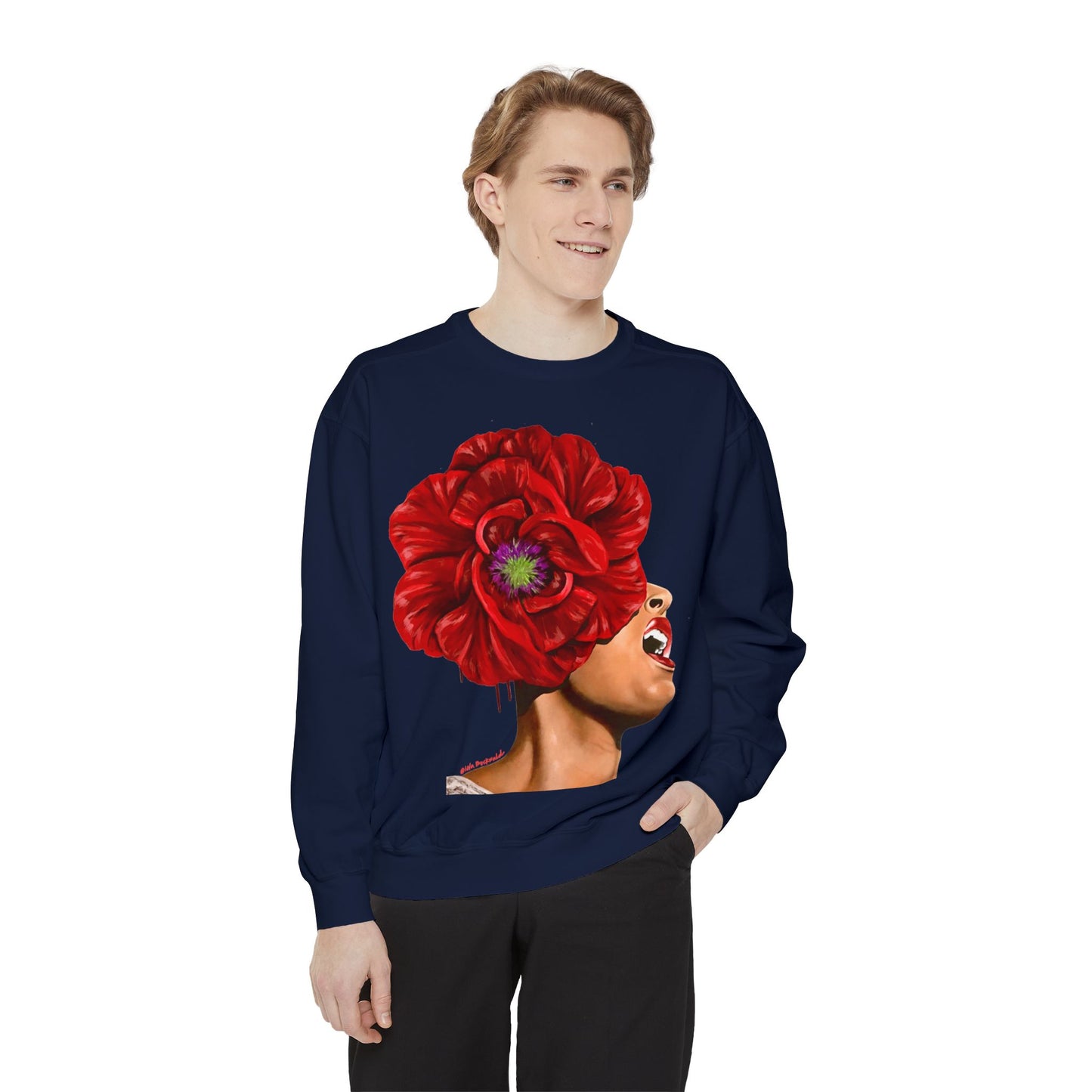 Billie Holiday painted by Lola Buckwald OG Sweatshirt