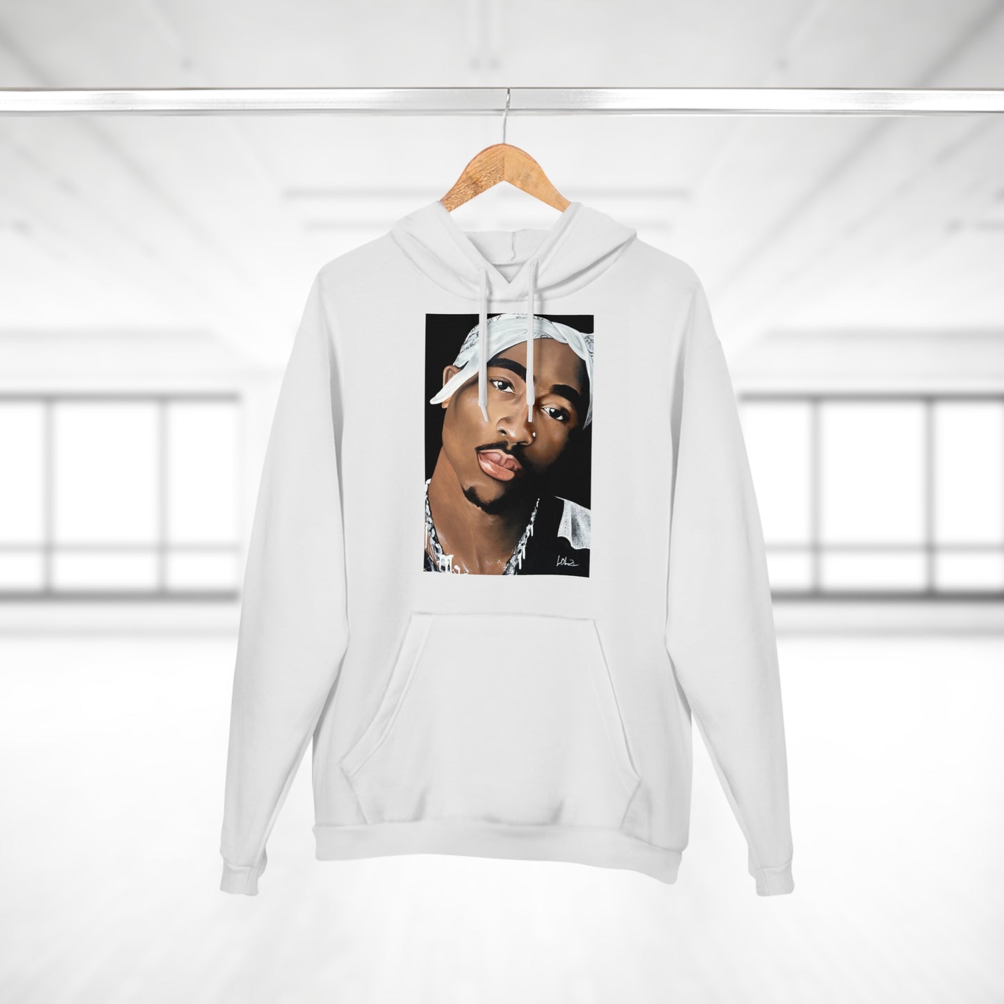 “Dear mama” Portrait painted by Lola Buckwald, OG Hoodie