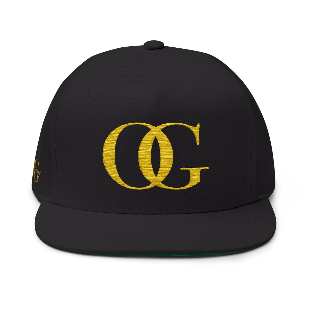 Gold OG Embroidered Flat Bill Cap