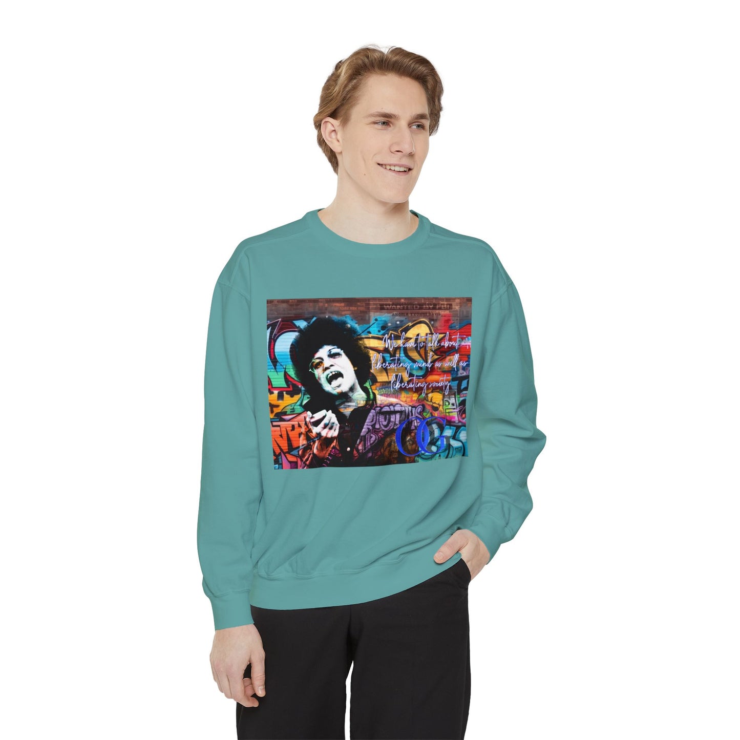 Angela Davis inspired Graffiti OG Sweatshirt