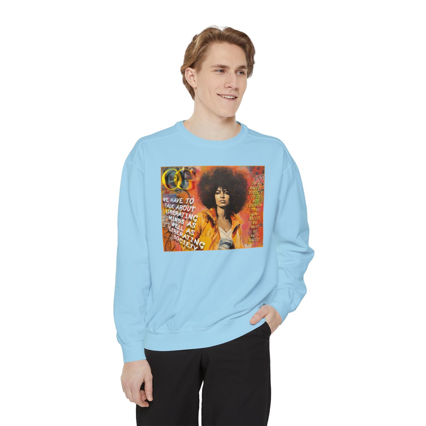 Angela Davis inspired graphic OG sweatshirt