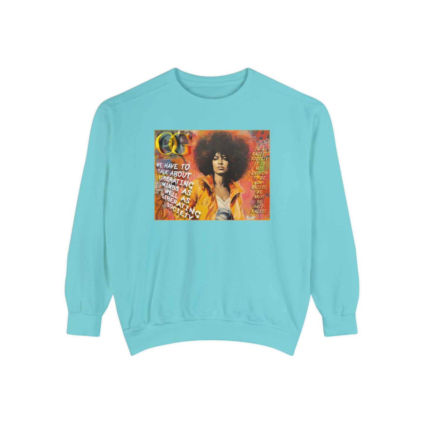 Angela Davis inspired graphic OG sweatshirt