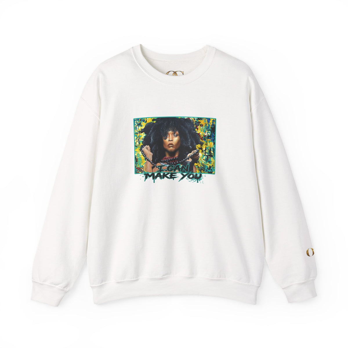 'Put Your Phone Down' OG Sweatshirt with Portrait Art by Lola Buckwald