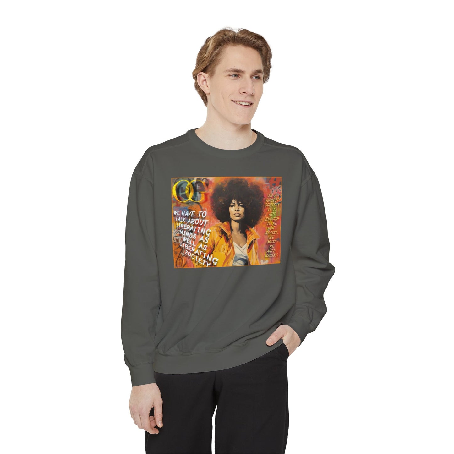 Angela Davis inspired graphic OG sweatshirt