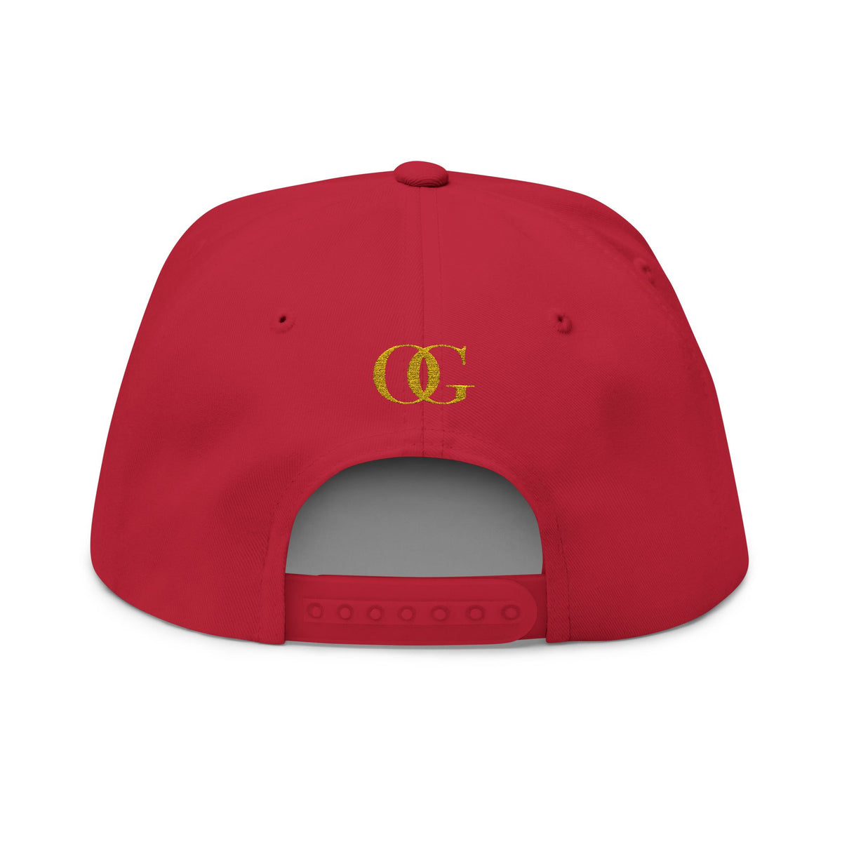 Gold OG Embroidered Flat Bill Cap