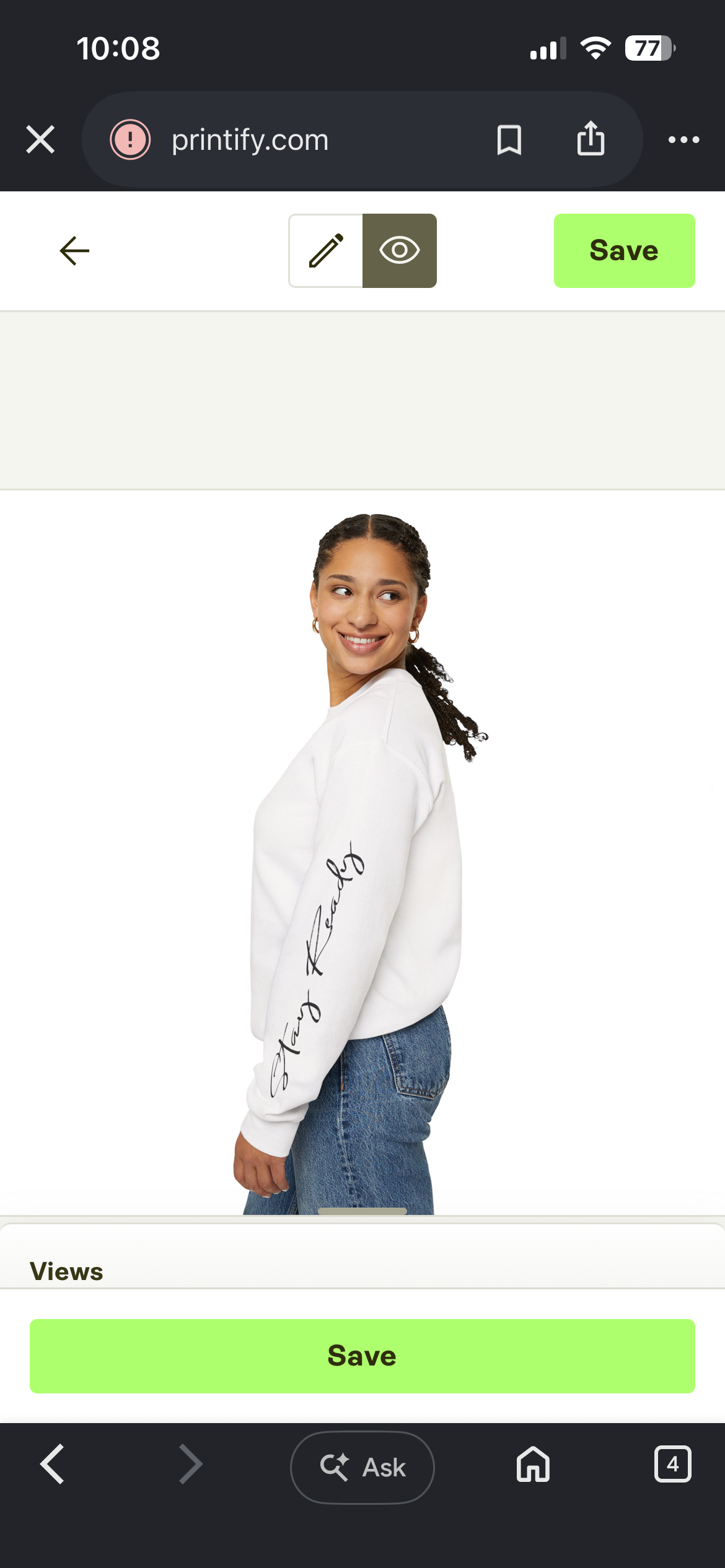 Generation Next 'OG' Crewneck Sweatshirt